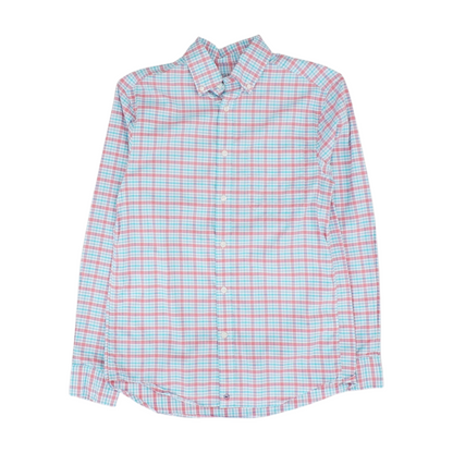 Blue Check Long Sleeve Button Down