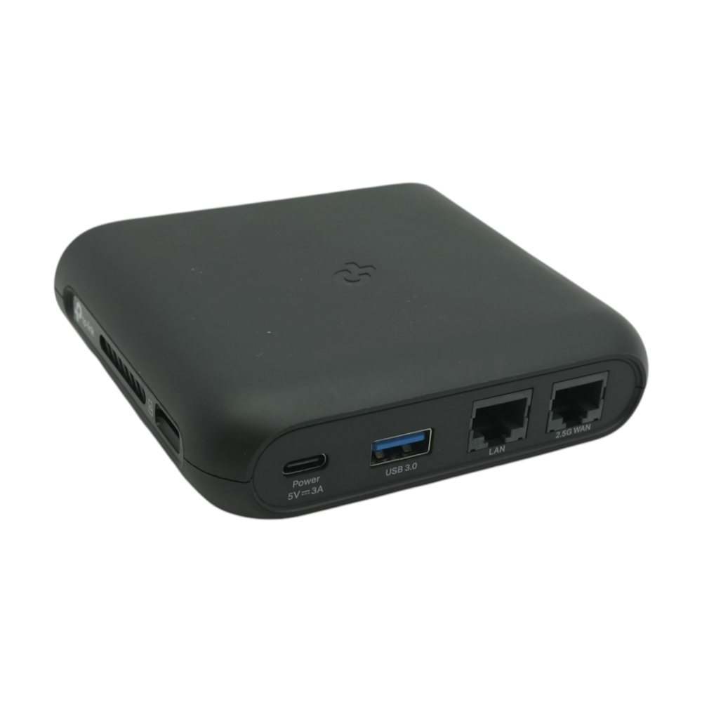Black Wi-Fi 6 Portable Router