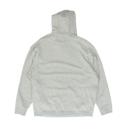 Gray Solid Hoodie Pullover