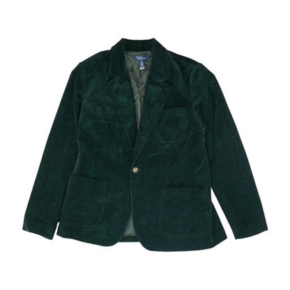 Green Solid Blazer