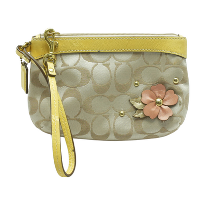 Yellow Wristlet Wallet
