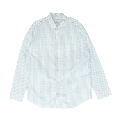 Blue Check Long Sleeve Button Down