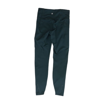 Green Solid Leggings