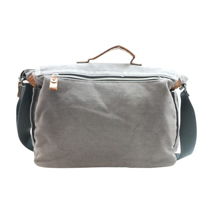 Gray Messenger Bag