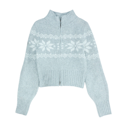 Gray Cardigan Sweater