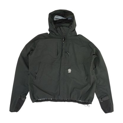 Charcoal Solid Rain Jacket