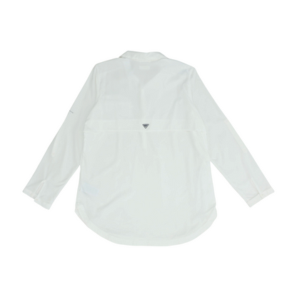 White Outdoor Button Down