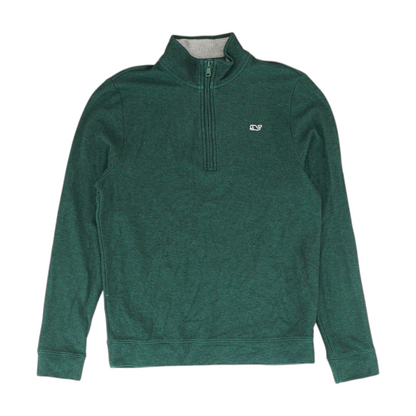 Green 1/4 Zip Pullover