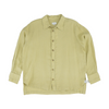 Beige Solid Long Sleeve Button Down
