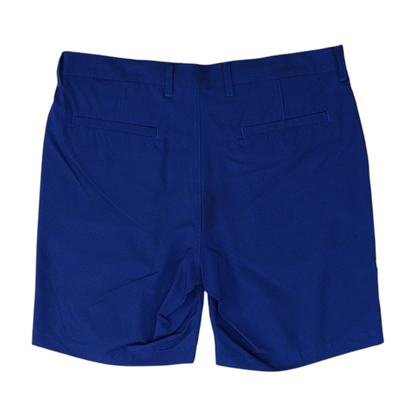 Blue Abstract Chino Shorts