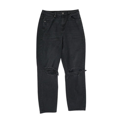 Black Solid Jeans