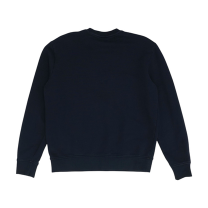 Black Solid Sweatshirt Pullover