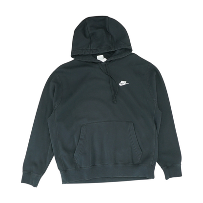 Black Solid Hoodie Pullover