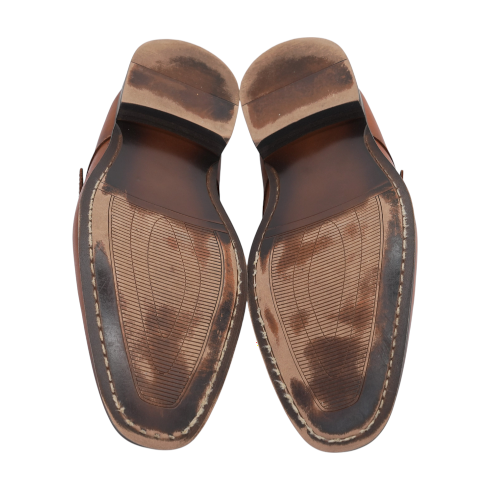 Brown Slip-On Dress Shoes