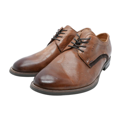 Brown Leather Derby/oxford Dress Shoes