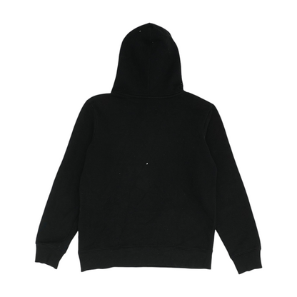 Black Solid Hoodie Pullover