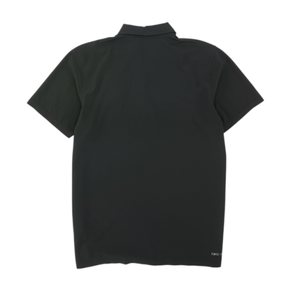 Black Boise State Broncos Solid Short Sleeve Polo