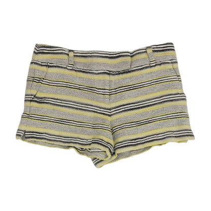 Gray Striped Shorts