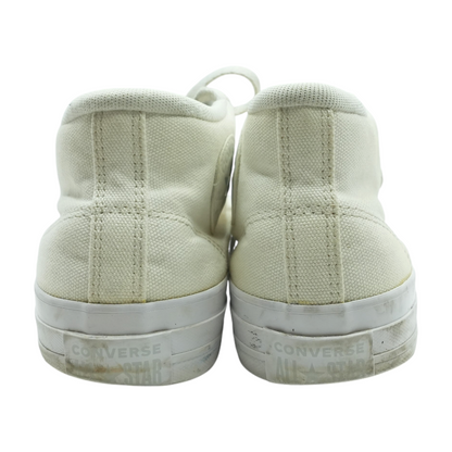 White Mid-Top Athletic Shoes