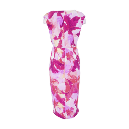 Multi Abstract Midi Dress