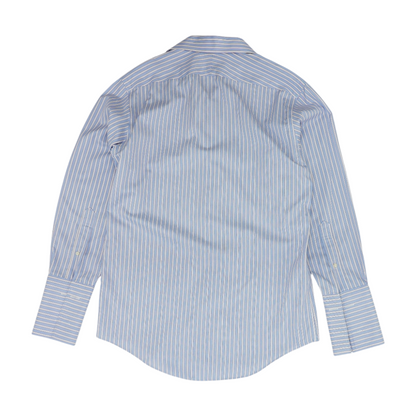 Blue Striped Long Sleeve Button Down