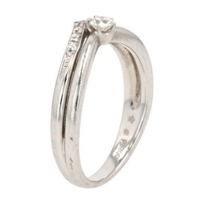 .12 Ct Platinum Soldered Set Contour Diamond Engagement Bands