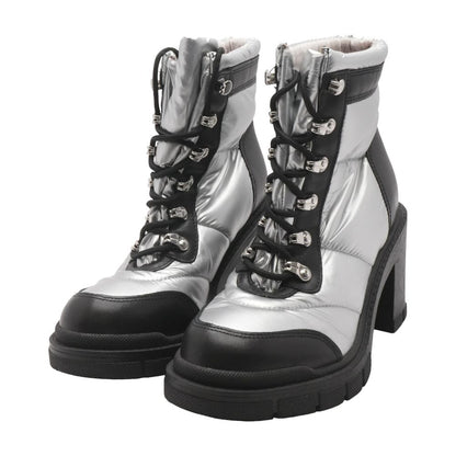Silver Winter Boots