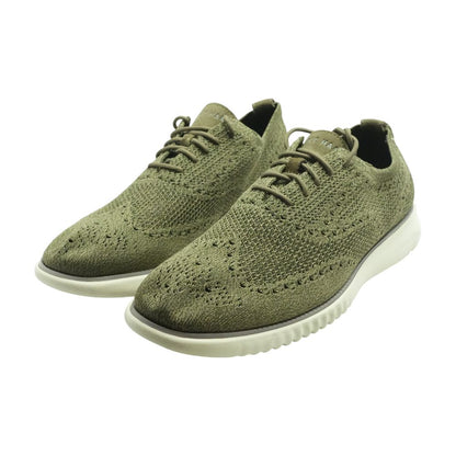 Green Lace Up Casual Shoes
