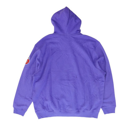 Purple Solid Hoodie Pullover