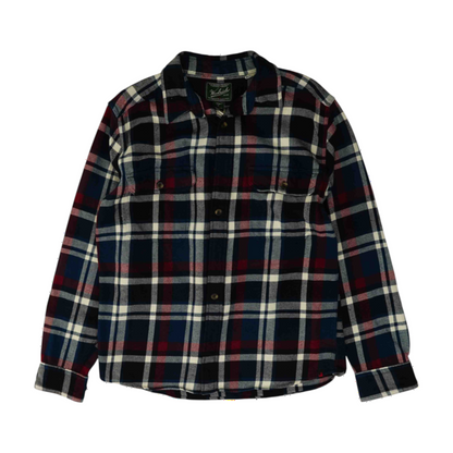 Midnight Plaid Flannel Button Down
