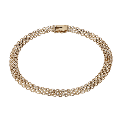 14K Yellow Gold Chain Bracelet