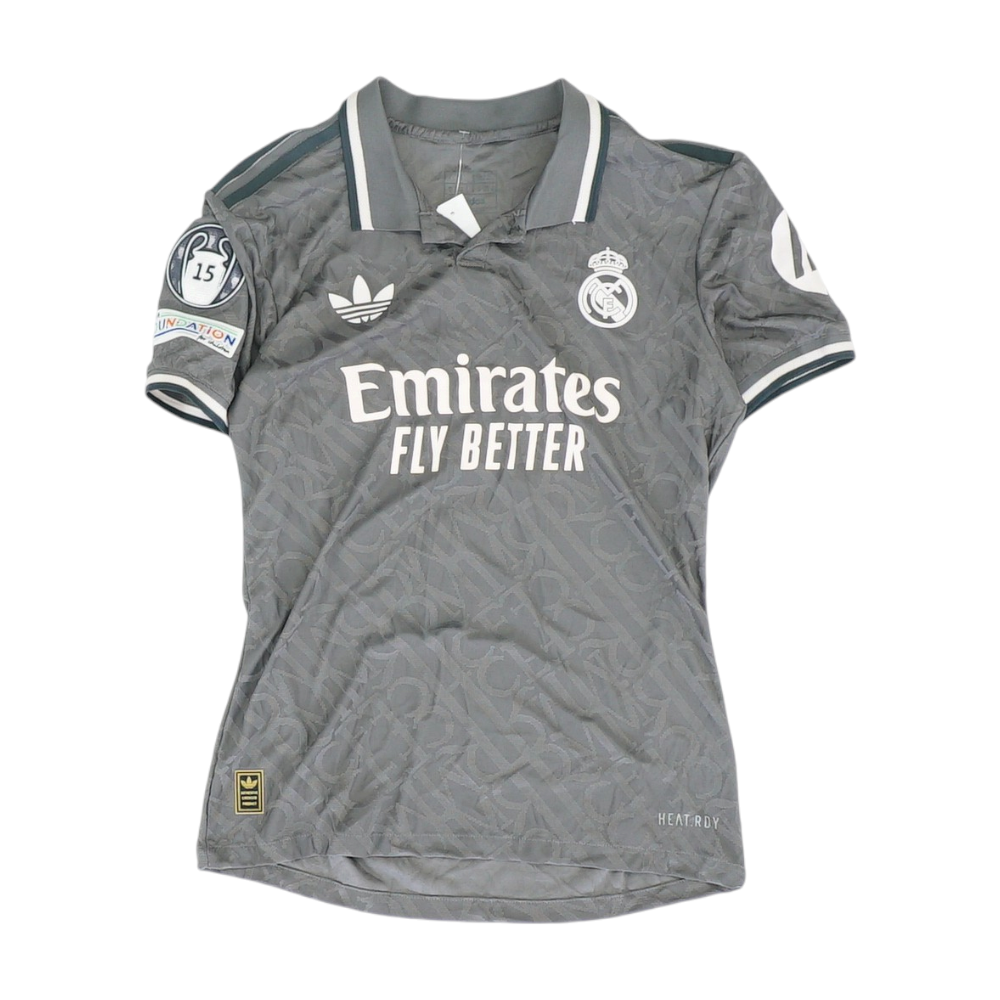 Men's Gray Real Madrid FC Short Sleeve Jersey