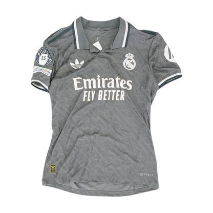 Men's Gray Real Madrid FC Short Sleeve Jersey