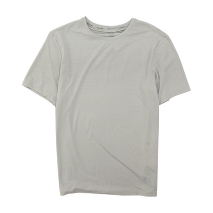 Gray Striped Active T-Shirt