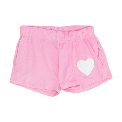 Pink Solid Active Shorts