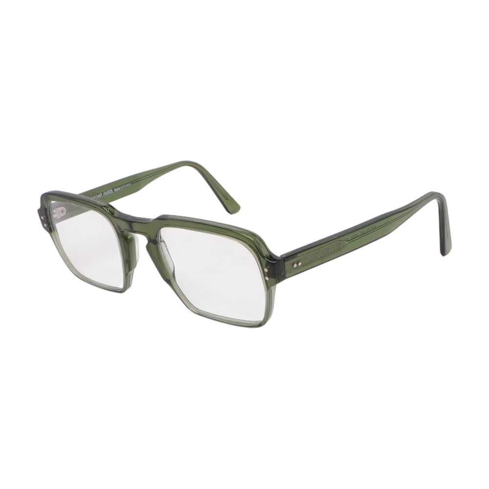 Green Nicolas 4051 Square Prescription Eyewear