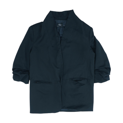 Black Solid Blazer