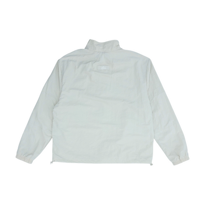 Beige Solid 1/4 Zip Pullover