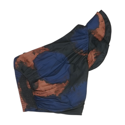 Multi Tie-Dye Cropped Blouse