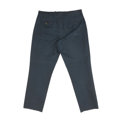 Navy Solid Chino Pants