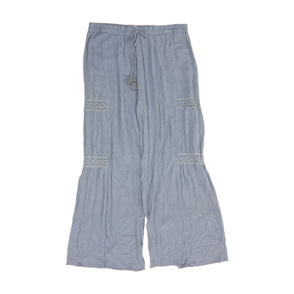 Blue Wide Leg Pants