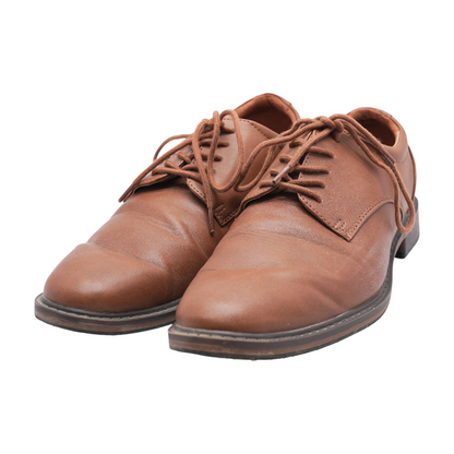 Brown Lace-Up Dress Shoes