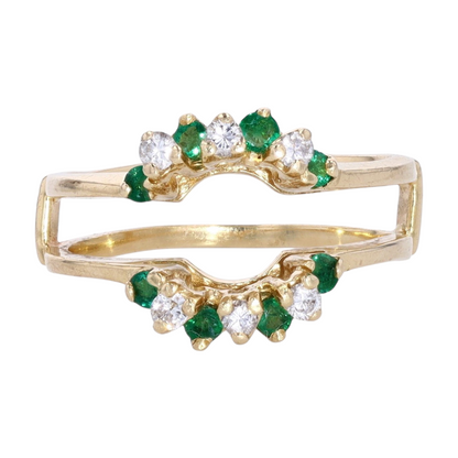 14K Sterling Silver Diamond Fashion Ring