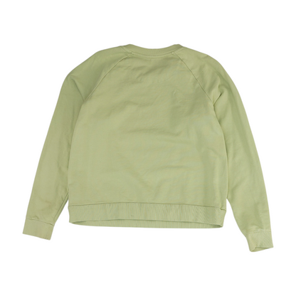 Green Solid Sweatshirt Pullover