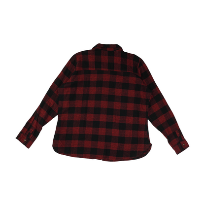 Red Check Long Sleeve Button Down