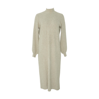 Beige Midi Dress