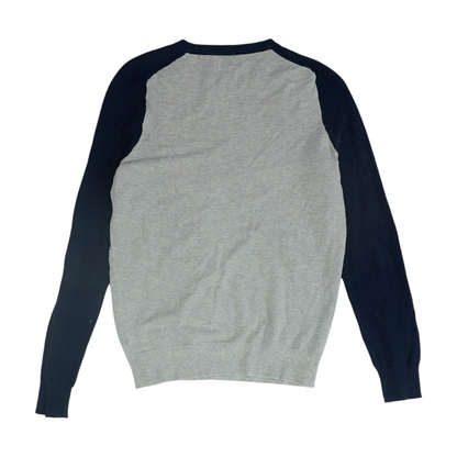 Gray Color Block T-Shirt