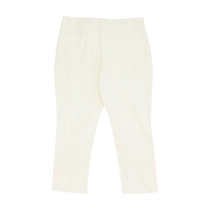 Ivory Petite Straight Pants