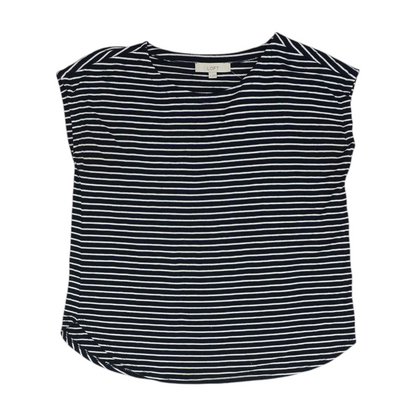 Navy Striped Blouse