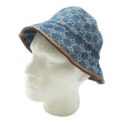 Blue GG Denim Bucket Hat